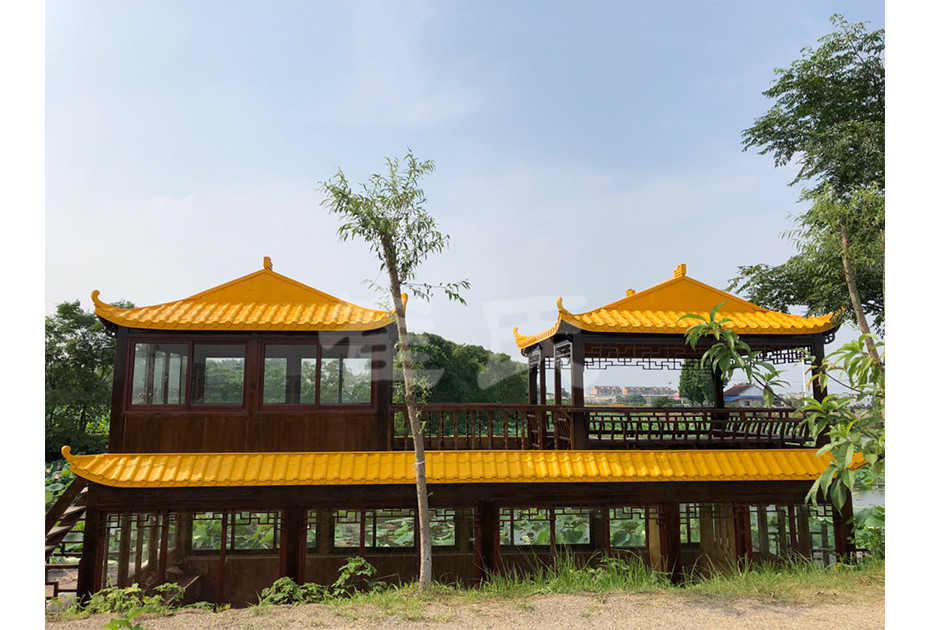 水上大型双层餐饮船